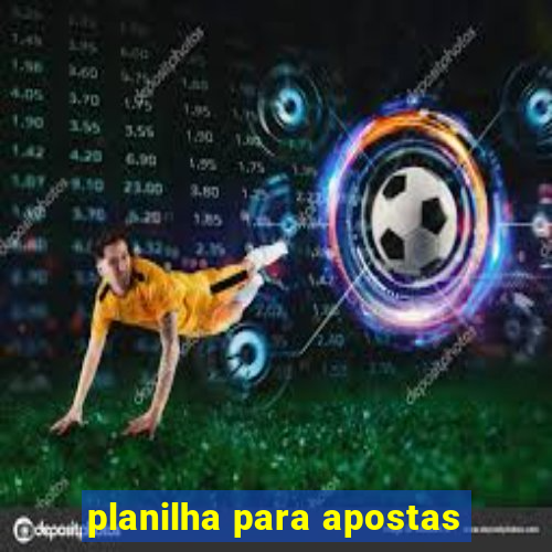 planilha para apostas